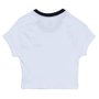 Camiseta Volcom Lil Volcom Cropped Branco/Preto