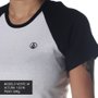 Camiseta Volcom Lived In Louge Feminina Preto/Branco
