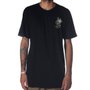 Camiseta Volcom Long Fit Paradise Pint Preto