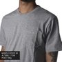 Camiseta Volcom Long Fit Solid Pocket Mescla