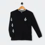Camiseta Volcom M/L Iconic Juvenil Preto