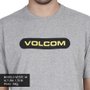 Camiseta Volcom New Euro Cinza Mescla
