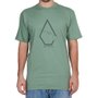 Camiseta Volcom Pin Stone Verde Mescla