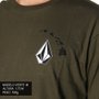 Camiseta Volcom Silk Deadly Hi Verde Militar