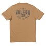 Camiseta Volcom Stone True To This Marrom Claro