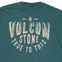 Camiseta Volcom Stone True To This Verde