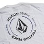 Camiseta Volcom Supply Stone Juvenil Branco