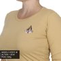 Camiseta Volcom Thermality M/L Feminina Caqui