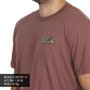 Camiseta Volcom Widgets Long Fit Rosa Envelhecido