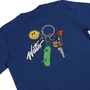 Camiseta Wats Chaveiro Azul Jeans
