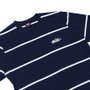 Camiseta Wats Listra Tag Listrado Azul