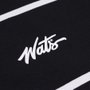 Camiseta Wats Listra Tag Listrado Preto