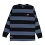 Camiseta Wats M/L Listra Tag Preto/Cinza