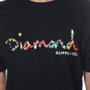 Camiseta Diamond Og Script Fasten Preto