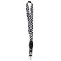 Chaveiro Rock City 15 Years Checker Preto/Branco