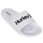 Chinelo Hurley One&Only Slide Branco/Preto