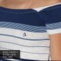 Cropped Volcom Stone Stripe Azul/Cinza Mescla