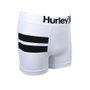 Cueca Hurley Seamless Boxer Cós Largo Branco/Preto