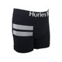Cueca Hurley Seamless Boxer Cós Largo Preto/Cinza