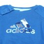 Conjunto Agasalho Adidas Infantil Jogg Azul/Mescla