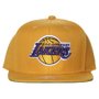 Boné Mitchell & Ness Lakers Lã Solid Amarelo
