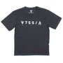 Camiseta Vissla Inverted Infantil Preto Mesclado