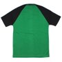 Camiseta Drop Dead Raglan Infantil Sketchy Verde/Preto