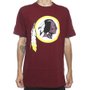 Camiseta New Era Redskins Bordo