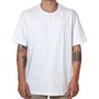 Camiseta Rock City Inc. Básica Etiqueta Branco