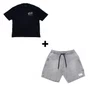 Kit Camiseta Blunt Oversize Gleam + Bermuda Lrg Bad Gray Walk Denin