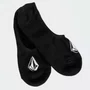 Kit Meia Volcom 3 Pk Anti Slip Grip Preto