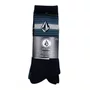 Kit Meia Volcom Cotton Blend 3pk Azul Marinho