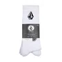 Kit Meia Volcom Cotton Blend 3pk Branco