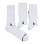 Kit Meia Volcom Cotton Blend 3pk Branco