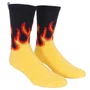 Meia Altai Trought The Flames  Preto/Amarelo/Vermelho