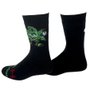 Meia Gnarly Jah Preto/Verde