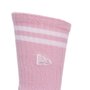 Meia New Era New Listras Rosa