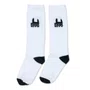 Meia Rock City Logo Infantil Branco/Preto