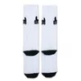 Meia Rock City Logo Infantil Branco/Preto