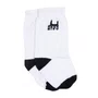 Meia Rock City Logo Infantil Branco/Preto