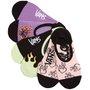 Meia Vans Bugging Out Canoodle Roxo/Preto/Rosa