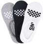 Meia Vans Classic Assorted Canoodle 3 Pack Preto/Branco/Cinza
