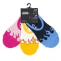 Meia Vans Fuego Canoodle Azul/Amarelo/Rosa