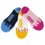 Meia Vans Fuego Canoodle Azul/Amarelo/Rosa