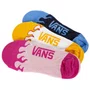 Meia Vans Fuego Canoodle Azul/Amarelo/Rosa