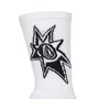 Meia Volcom Ent Branco/Preto