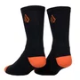 Meia Volcom Workwear Preto/Laranja