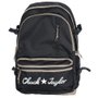 Mochila Converse Large Logo Straight Edge Backpack Preto/Caqui Mochila Converse Large Logo Straight Edge Backpack Preto/Caqui