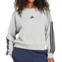 Moletom Adidas Essentials Feminino Cinza Mescla