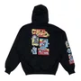 Moletom Child Especial Oversized Throw Up Hood Preto